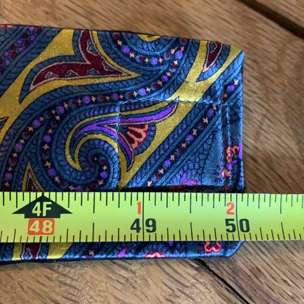 PIERRE CARDIN PAISLEY PLEATED CUMMERBUND,PROM,PARTY,GALA,BLACK TIE,COCKT… - Picture 10 of 12